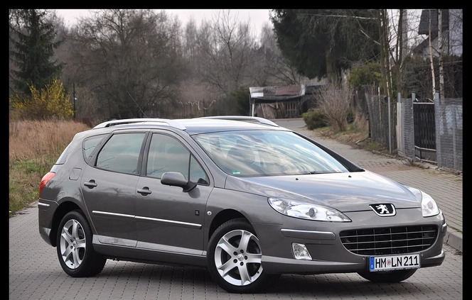 Peugeot 407 cena 18900 przebieg: 155600, rok produkcji 2009 z Siedlce małe 497